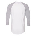 American Apparel Unisex 50/50 Raglan Three-Quarter Sleeve...