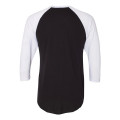 American Apparel Unisex 50/50 Raglan Three-Quarter Sleeve...