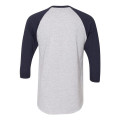 American Apparel Unisex 50/50 Raglan Three-Quarter Sleeve...