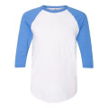 American Apparel Unisex 50/50 Raglan Three-Quarter Sleeve...