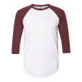 American Apparel Unisex 50/50 Raglan Three-Quarter Sleeve...