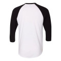 American Apparel Unisex 50/50 Raglan Three-Quarter Sleeve...