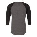American Apparel Unisex 50/50 Raglan Three-Quarter Sleeve...