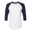 American Apparel Unisex 50/50 Raglan Three-Quarter Sleeve...