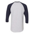 American Apparel Unisex 50/50 Raglan Three-Quarter Sleeve...