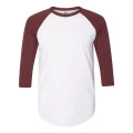American Apparel Unisex 50/50 Raglan Three-Quarter Sleeve...