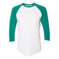 American Apparel Unisex 50/50 Raglan Three-Quarter Sleeve...