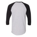 American Apparel Unisex 50/50 Raglan Three-Quarter Sleeve...
