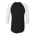 American Apparel Unisex 50/50 Raglan Three-Quarter Sleeve...