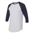 American Apparel Unisex 50/50 Raglan Three-Quarter Sleeve...