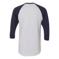 American Apparel Unisex 50/50 Raglan Three-Quarter Sleeve...