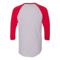 American Apparel Unisex 50/50 Raglan Three-Quarter Sleeve...