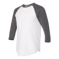 American Apparel Unisex 50/50 Raglan Three-Quarter Sleeve...