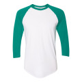 American Apparel Unisex 50/50 Raglan Three-Quarter Sleeve...