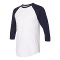 American Apparel Unisex 50/50 Raglan Three-Quarter Sleeve...