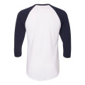 American Apparel Unisex 50/50 Raglan Three-Quarter Sleeve...