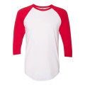 American Apparel Unisex 50/50 Raglan Three-Quarter Sleeve...