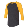 American Apparel Unisex 50/50 Raglan Three-Quarter Sleeve...