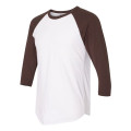 American Apparel Unisex 50/50 Raglan Three-Quarter Sleeve...