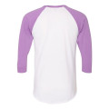 American Apparel Unisex 50/50 Raglan Three-Quarter Sleeve...