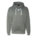 J. America Sport Lace Polyester Fleece Hooded Sweatshirt