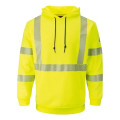 Bulwark Men's Hi-Visibility Hooded Sweatshirt