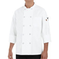 Chef Designs 100% Polyester Ten Pearl Button Chef Coat
