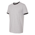 American Apparel Fine Jersey Ringer Tee