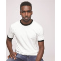 American Apparel Fine Jersey Ringer Tee