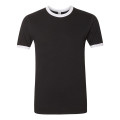 American Apparel Fine Jersey Ringer Tee