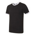 American Apparel Fine Jersey Ringer Tee