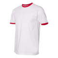 American Apparel Fine Jersey Ringer Tee