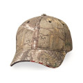 Outdoor Cap Camo with Flag Sandwich Visor Cap