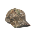 Outdoor Cap Camo with Flag Sandwich Visor Cap