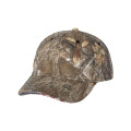 Outdoor Cap Camo with Flag Sandwich Visor Cap