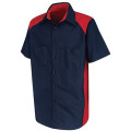 Red Kap Men's Short Sleeve Motorsports Shirt