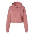 BELLA + CANVAS Women's Crop Fleece Hoodie Sweatshirt