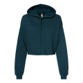 BELLA + CANVAS Women's Crop Fleece Hoodie Sweatshirt