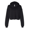 BELLA + CANVAS Women's Crop Fleece Hoodie Sweatshirt