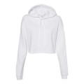 BELLA + CANVAS Women's Crop Fleece Hoodie Sweatshirt