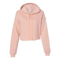 BELLA + CANVAS Women's Crop Fleece Hoodie Sweatshirt