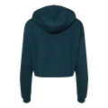 BELLA + CANVAS Women's Crop Fleece Hoodie Sweatshirt