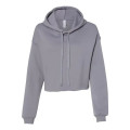 BELLA + CANVAS Women's Crop Fleece Hoodie Sweatshirt