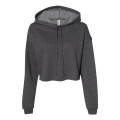 BELLA + CANVAS Women's Crop Fleece Hoodie Sweatshirt