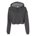 BELLA + CANVAS Women's Crop Fleece Hoodie Sweatshirt
