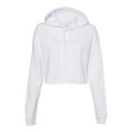 BELLA + CANVAS Women's Crop Fleece Hoodie Sweatshirt
