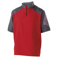 Holloway Unisex Raider Short Sleeve Quarter-Zip Pullover