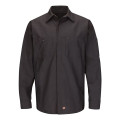 Red Kap Long Sleeve Automotive Crew Shirt - Long Sizes