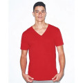 American Apparel Unisex USA-Made Fine Jersey V-Neck Tee