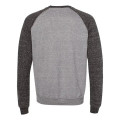 JERZEES Unisex Snow Heather French Terry Crewneck Sweatshirt